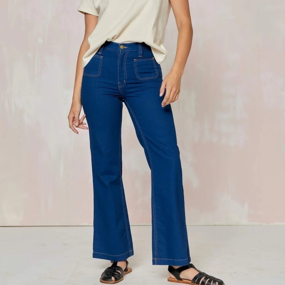 Christy Dawn The Lula Jean in Cobalt Blue size 25